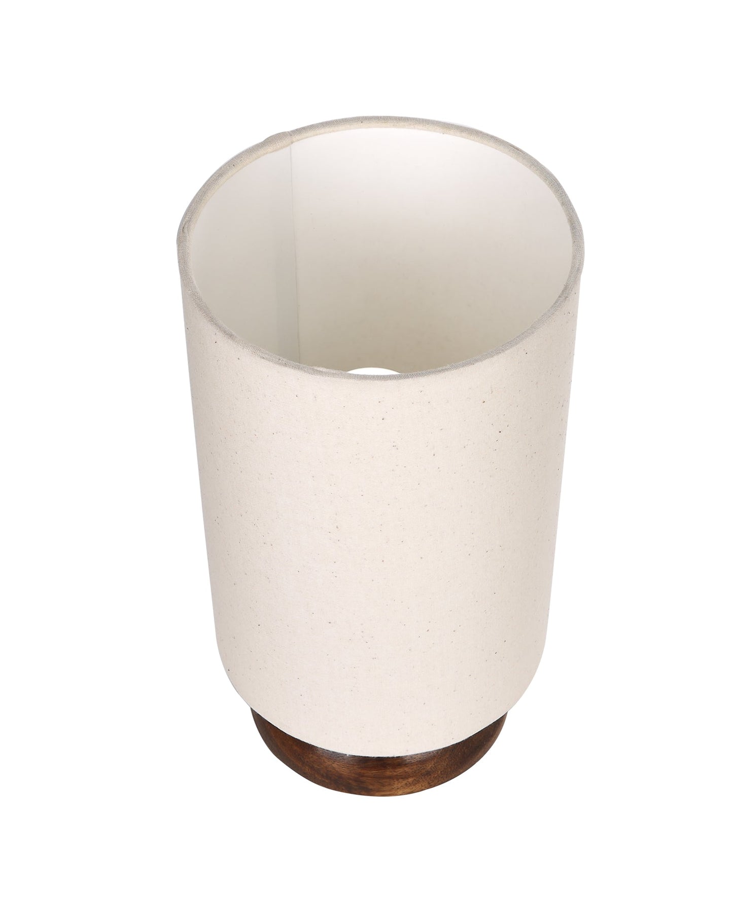 Modern Antique E27 Base Pebble Zen Wooden Table Lamp With Lampshade Nightstand Lamp