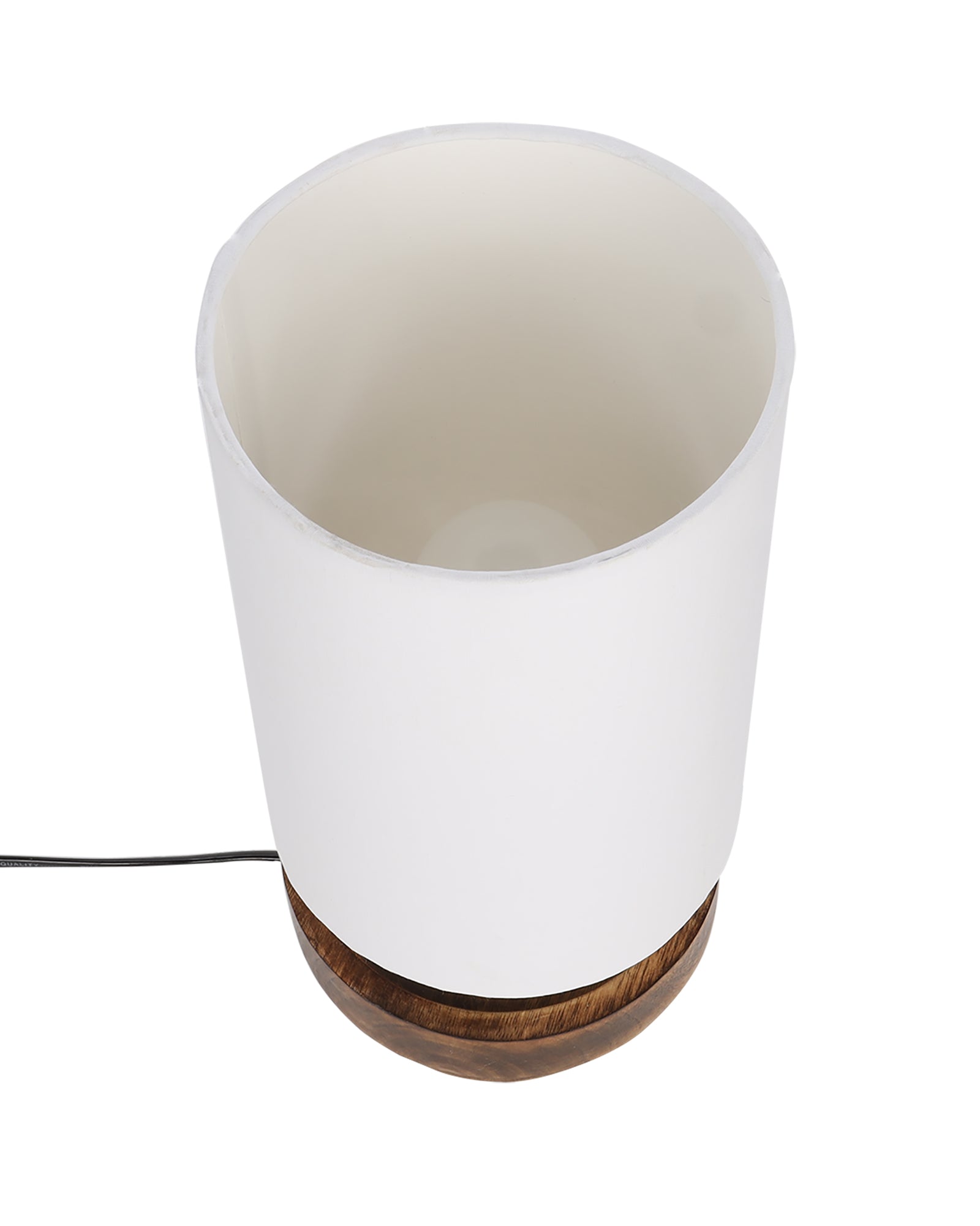 Modern Zen Wooden Lampshade Nightstand Lamps, Antique Base E27 Creative Reading Bedside Lamps Ideal for Bedroom, Concentric