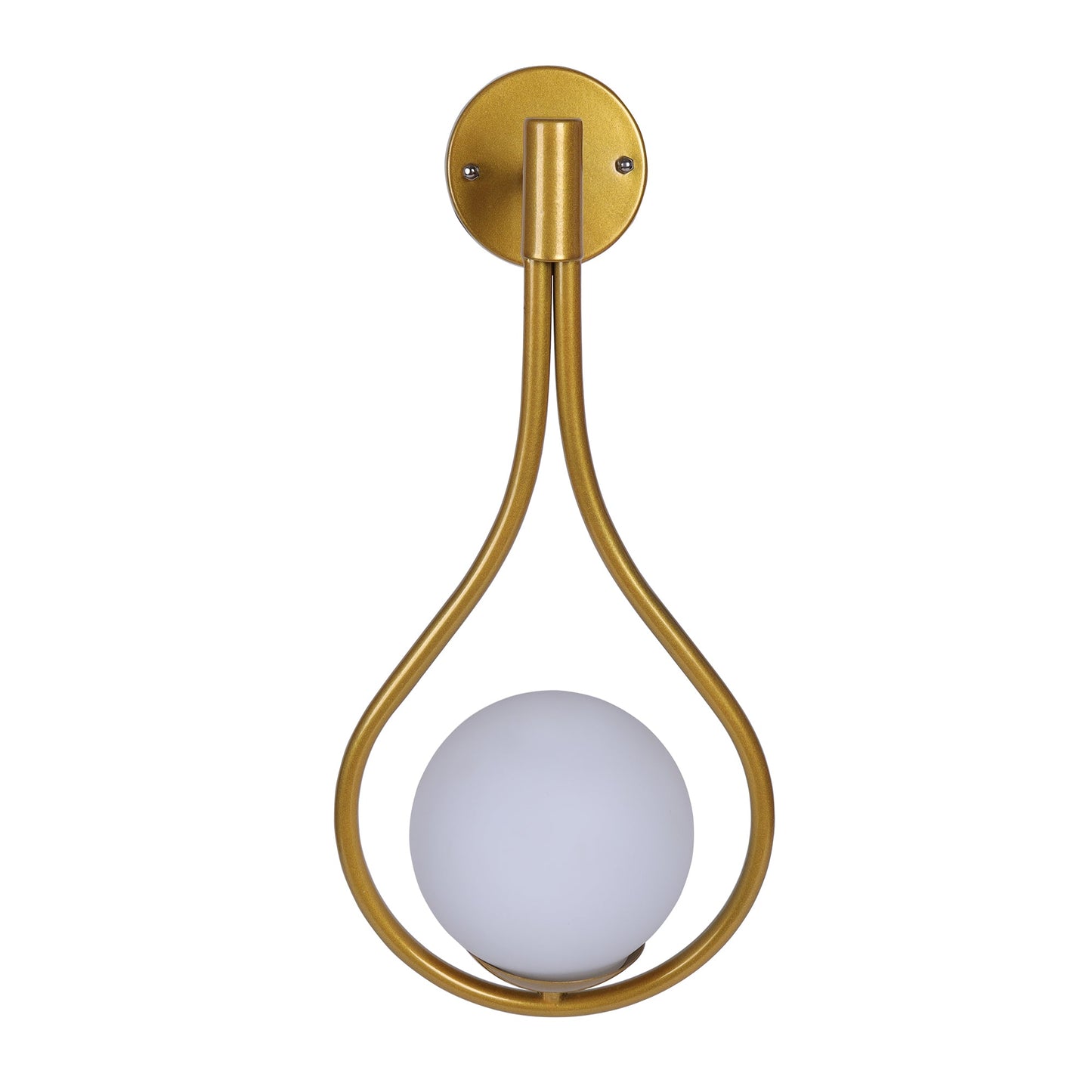 Modern Glass Wall Lamp, Wall Mounted Sconces,Mid-Century Bedroom Bedside Movement Light Gold, Water Drop