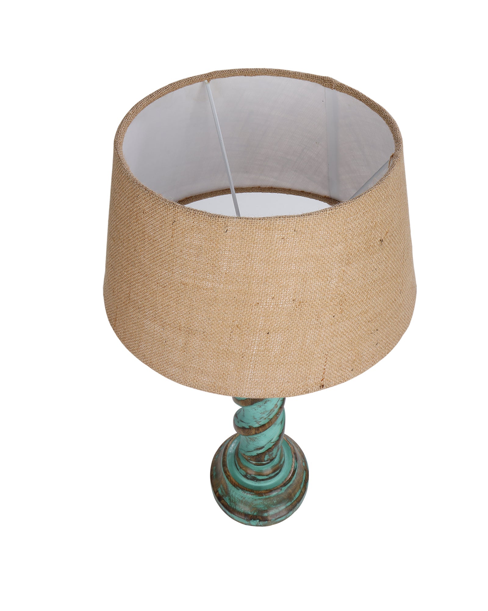 Signature Rustic Table Lamp set of 2, farmhouse Living Room Bedroom House Bedside Nightstand Home Office Reading Light,Rope