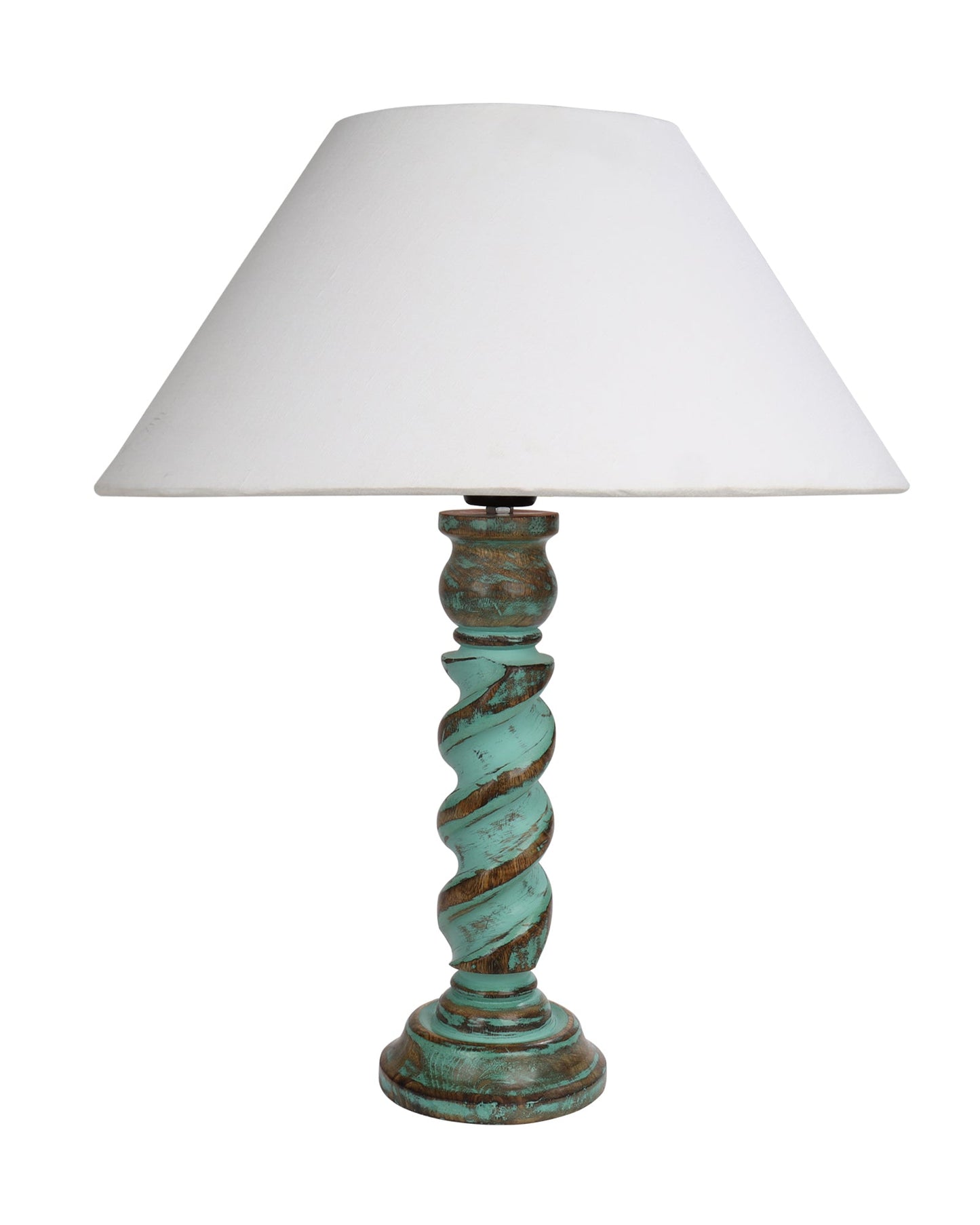 Signature Rustic Table Lamp set of 2, farmhouse Living Room Bedroom House Bedside Nightstand Home Office Reading Light,Rope