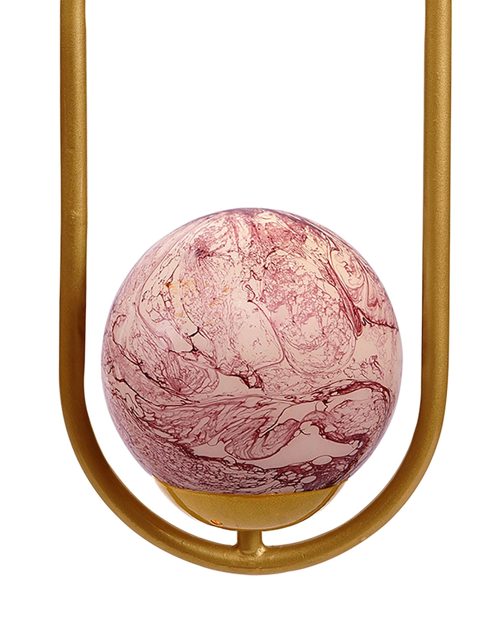 Mid Century Modern Golden Light Chandelier , Planet Series Frosted Glass Globe Lampshade Pendant Indoor Hanging Light Fixture, Oval