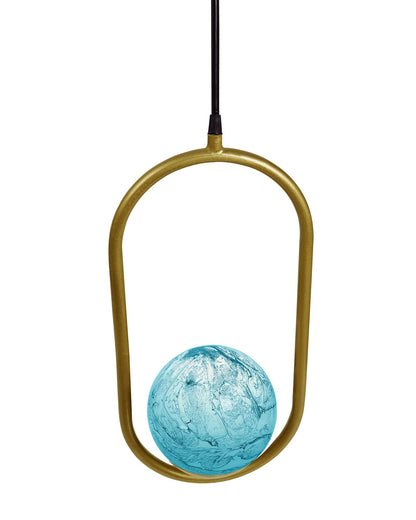 Mid Century Modern Golden Light Chandelier , Planet Series Frosted Glass Globe Lampshade Pendant Indoor Hanging Light Fixture, Oval
