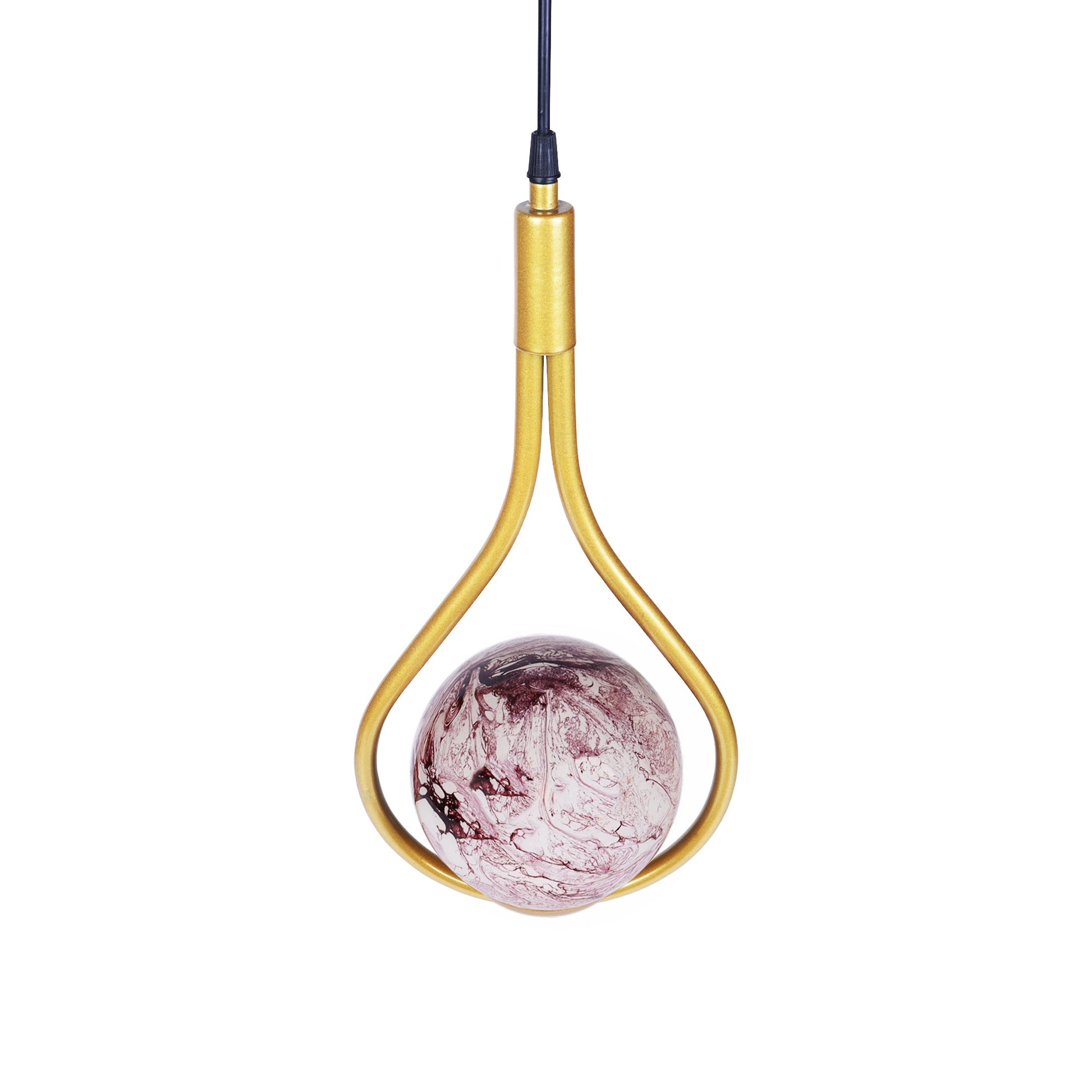 Mid Century Modern Golden Light Chandelier , Planet Series Frosted Glass Globe Lampshade Pendant Indoor Hanging Light Fixture, Water Drop