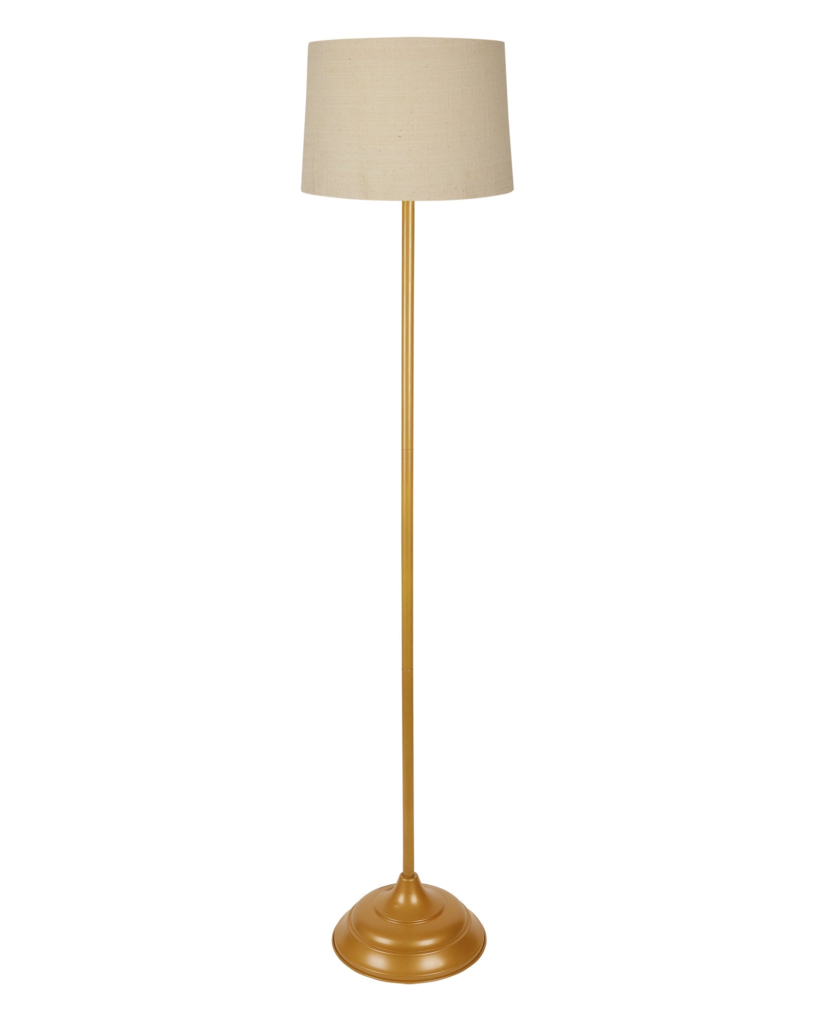 Contemporary Metal Floor Lamp,Contemporary Minimalist Standing Floor Light with Iron Legs, E27 Lamp Base, Modern Design Standing Light for Living Room,Bedroom,Antique Gold