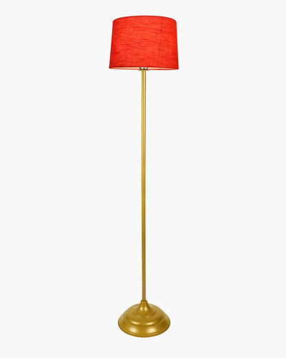 Contemporary Metal Floor Lamp,Contemporary Minimalist Standing Floor Light with Iron Legs, E27 Lamp Base, Modern Design Standing Light for Living Room,Bedroom,Antique Gold