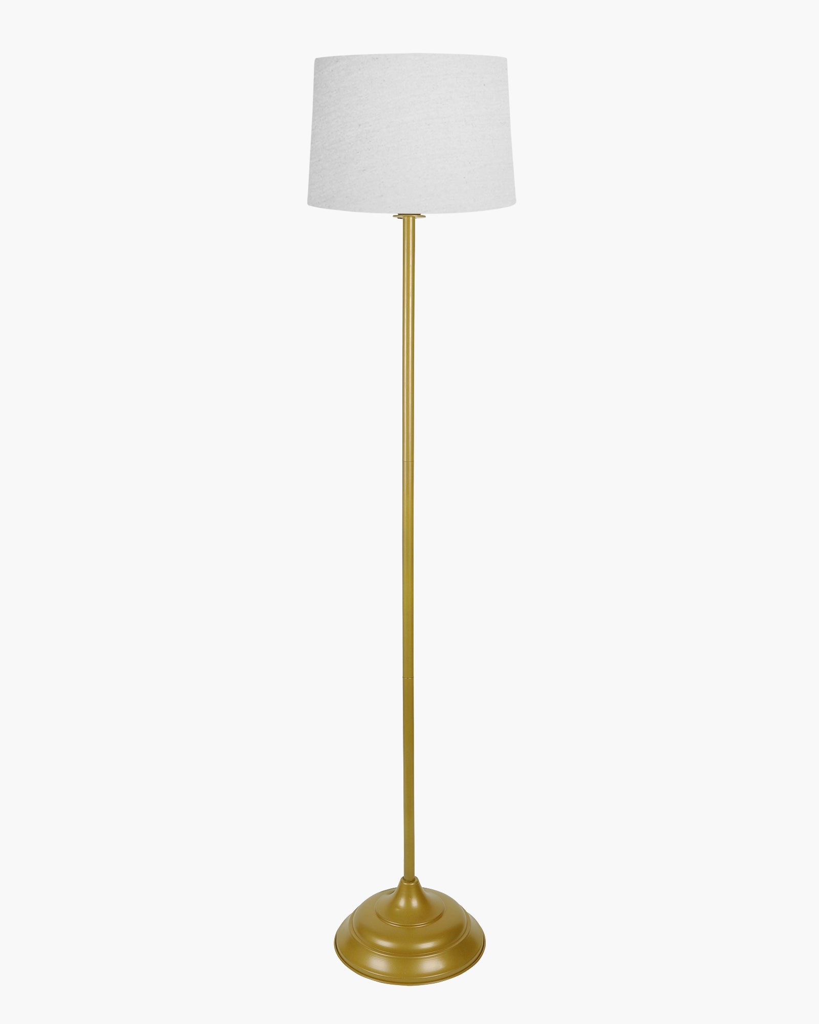 Contemporary Metal Floor Lamp,Contemporary Minimalist Standing Floor Light with Iron Legs, E27 Lamp Base, Modern Design Standing Light for Living Room,Bedroom,Antique Gold