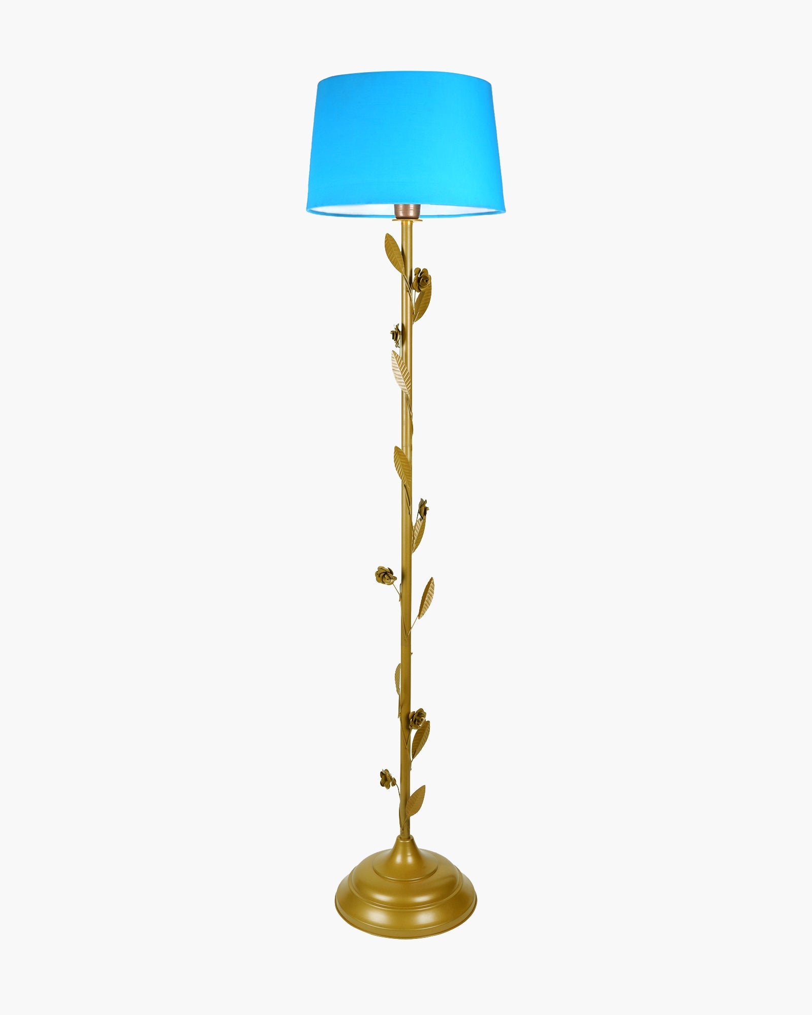 Contemporary Metal Floor Lamp,Contemporary Minimalist Standing Floor Light with Iron Legs, E27 Lamp Base, Modern Design Standing Light for Living Room,Bedroom,Antique Gold