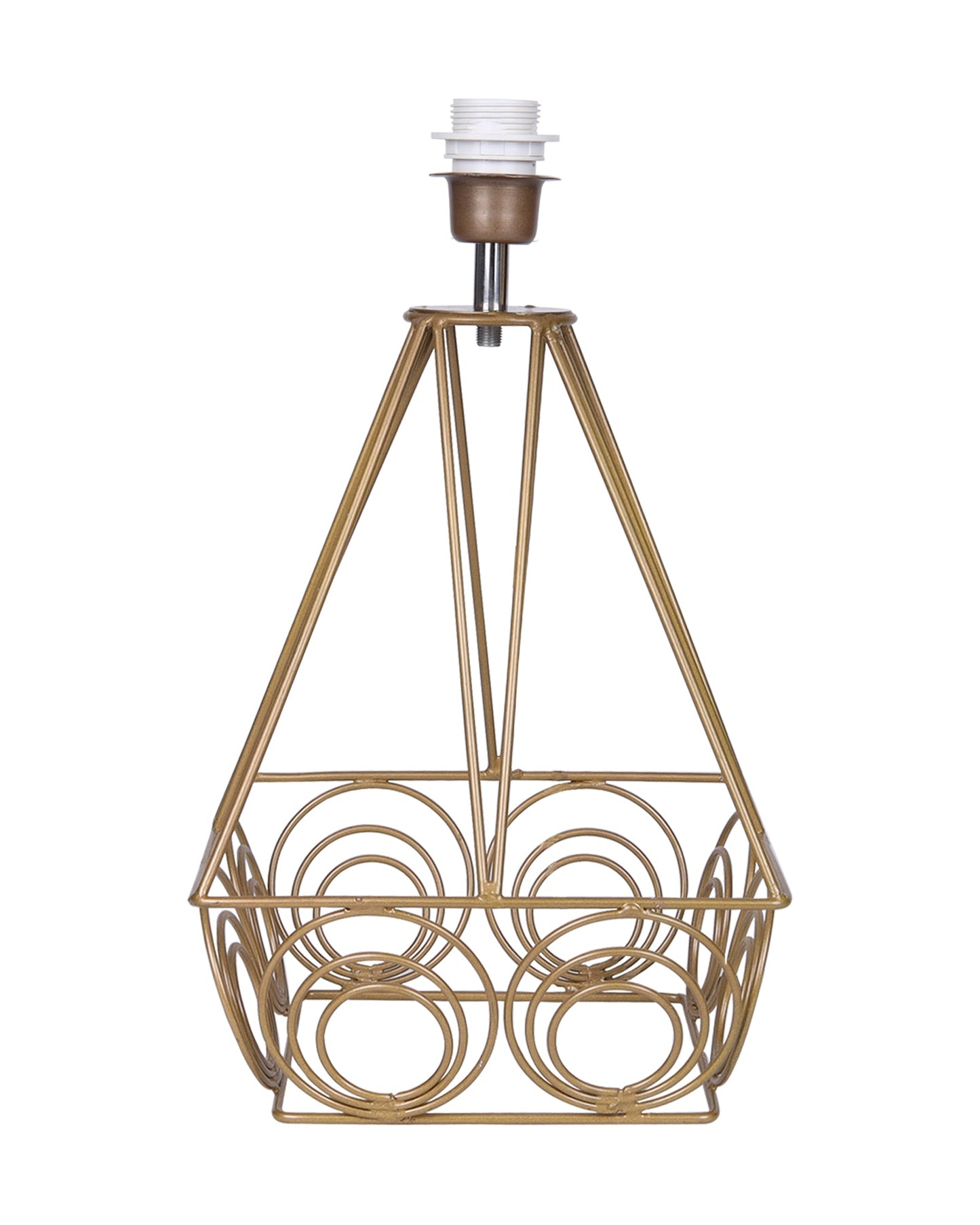 Modern Farmhouse Metal Golden Desk Table Lamp, Bedside Living Room