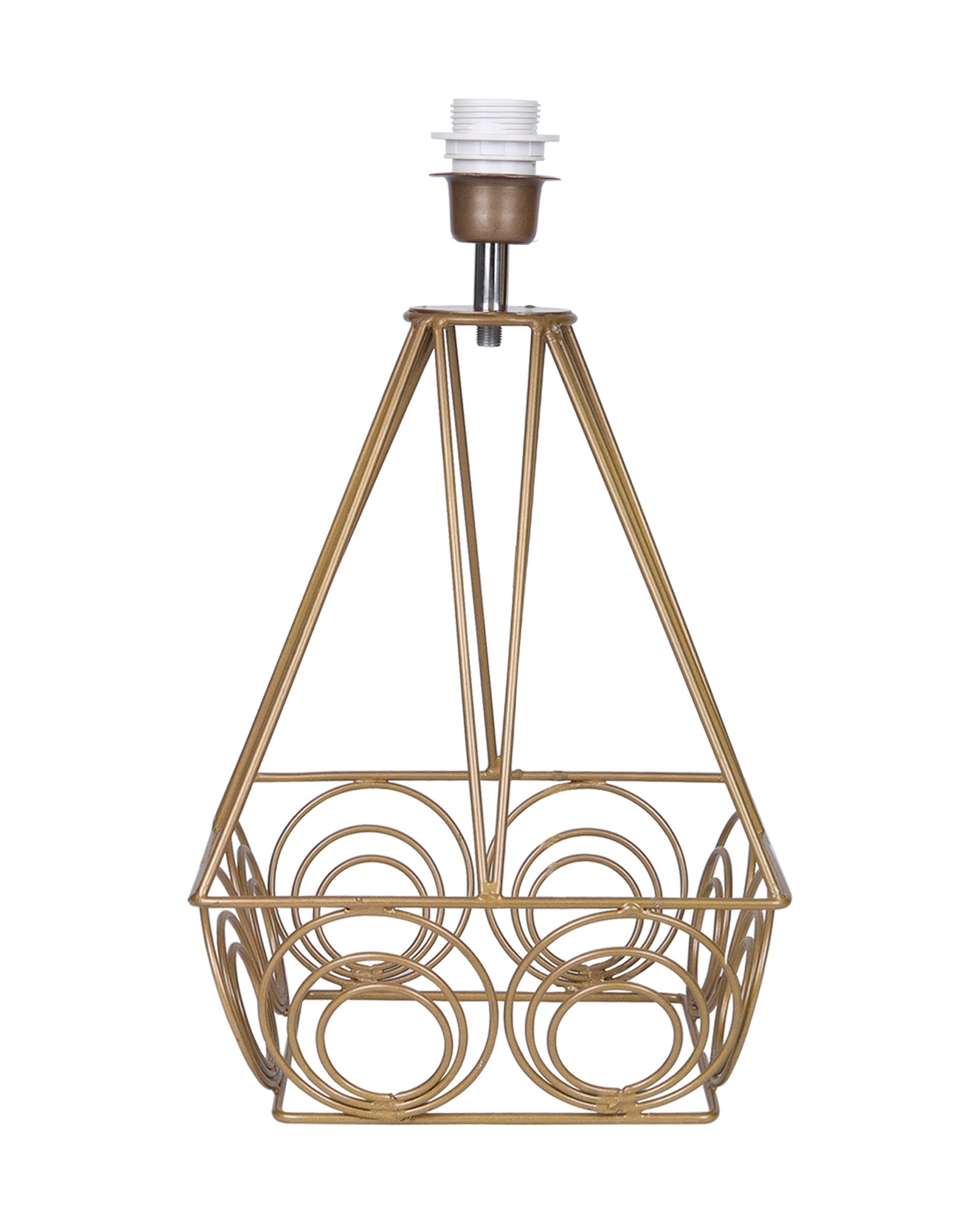 Modern Farmhouse Metal Golden Desk Table Lamp, Bedside Living Room
