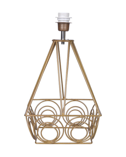 Modern Farmhouse Metal Golden Desk Table Lamp, Bedside Living Room