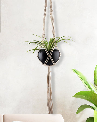Macreme Hanging Planter Large Macrame with Pot Pack of 1
