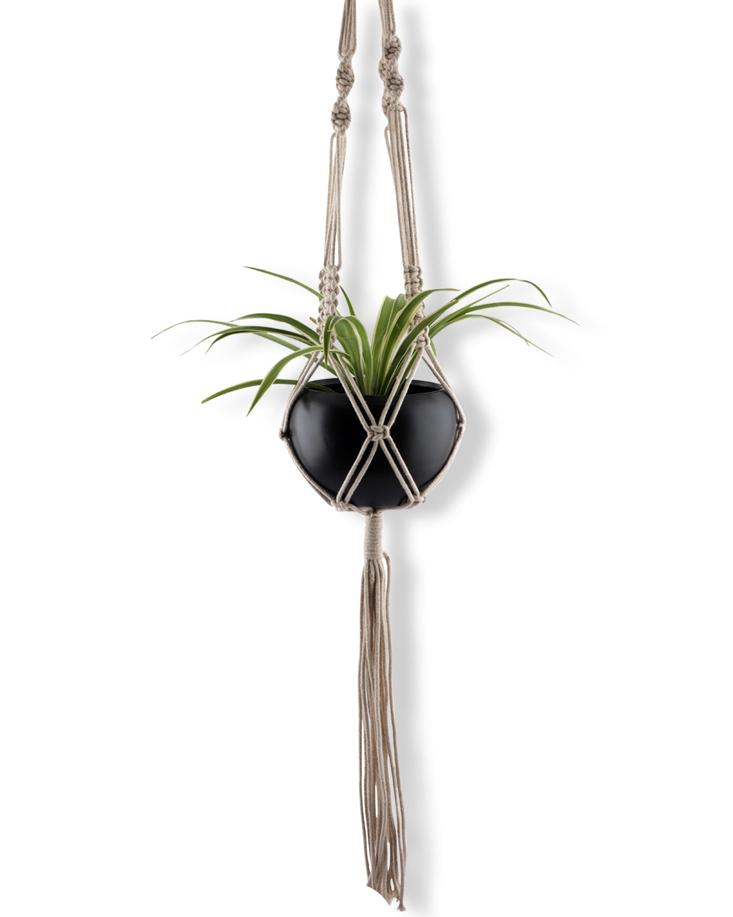 Macreme Hanging Planter Large Macrame with Pot Pack of 1