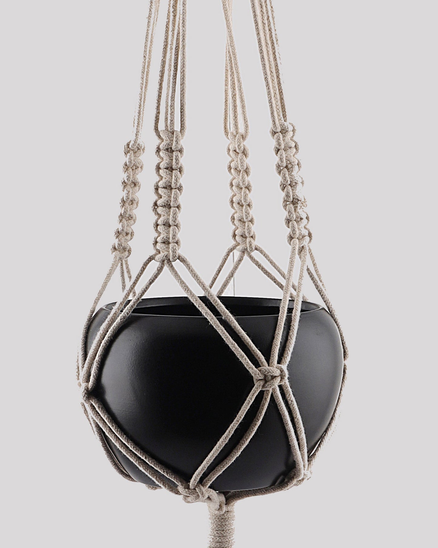 Macreme Hanging Planter Large Macrame with Pot Pack of 1