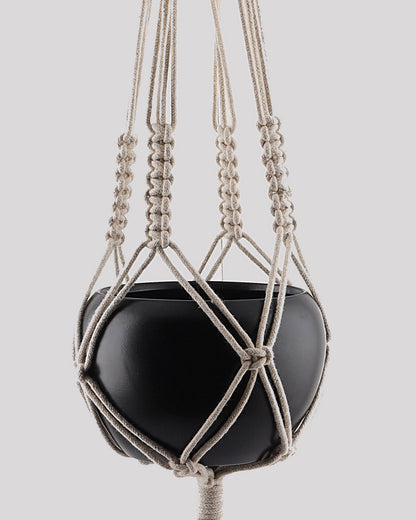 Macreme Hanging Planter Large Macrame with Pot Pack of 1