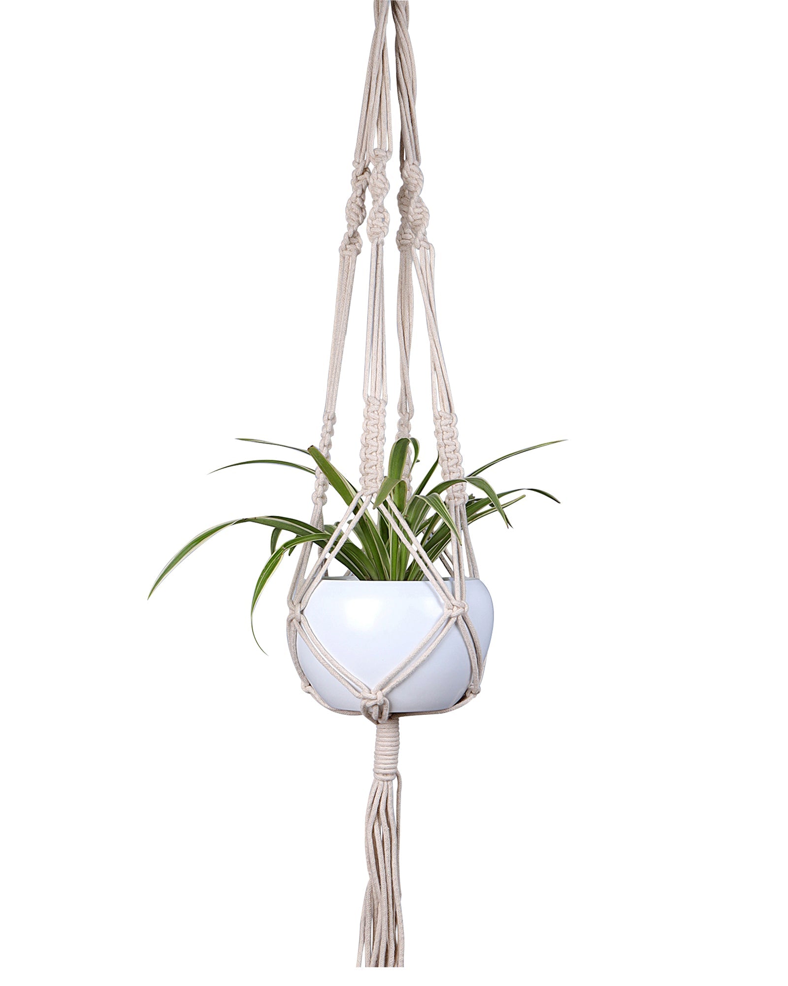Macreme Hanging Planter Large Macrame with Pot Pack of 1