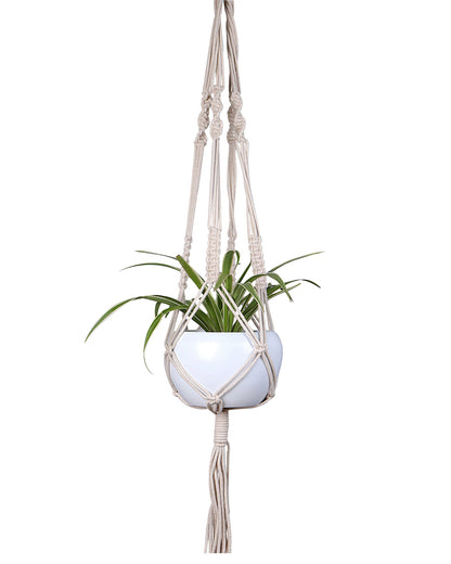 Macreme Hanging Planter Large Macrame with Pot Pack of 1