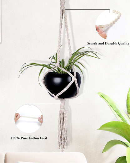 Hanging Planter Medium Macrame Planter With Pot Pack of 1