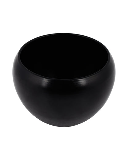 Black Metal Flower Pot Succulent Plant Pot Indoor and Outdoor Set of 2