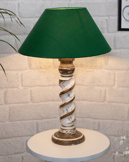 Signature Rustic Rope Whitewash Table Lamp With Jute Drum Shade, farmhouse Living Room Bedroom House Bedside Nightstand Home Office Reading Light