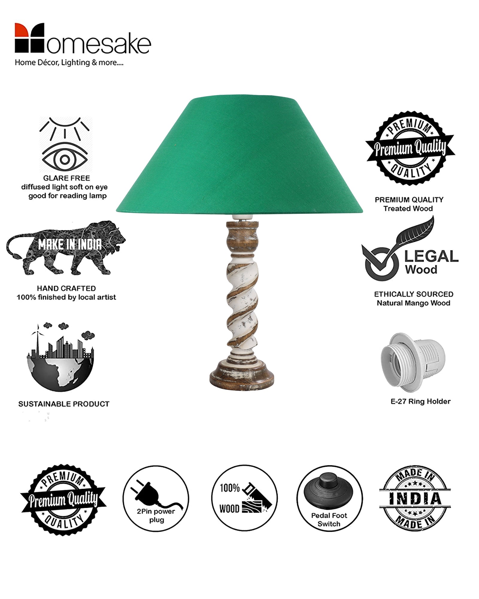 Signature Rustic Rope Whitewash Table Lamp With Jute Drum Shade, farmhouse Living Room Bedroom House Bedside Nightstand Home Office Reading Light