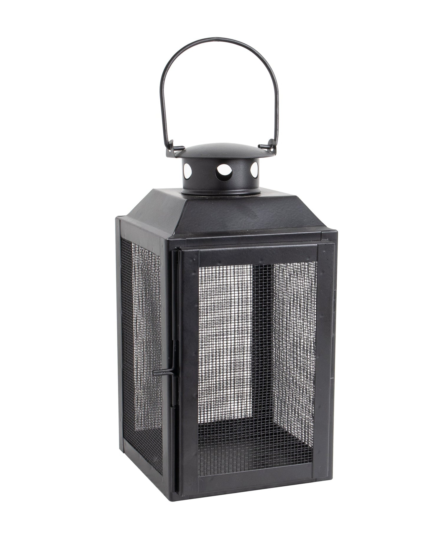 Set of 2 Iron Lantern and Candle Tealight Holder for Home Decor Items With 50 Warm White LEDs for Garden Patio Landscape Decoration