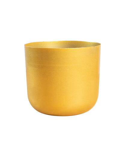 Mid Century Plant Stand with Pot Included 8 Inch Large Metal Planter Pot with Stand,Pack of 1
