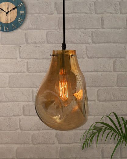 Pendant Light Blown Glass Bedside lsland Lighting Modern Ceiling Organic Design Hanging Drop