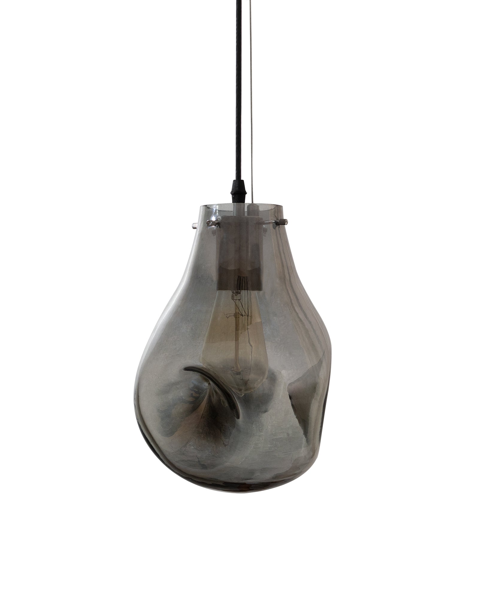 Pendant Light Blown Glass Bedside lsland Lighting Modern Ceiling Organic Design Hanging Drop