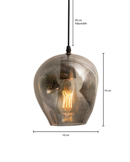 Pendant Light Blown Glass Bedside lsland Lighting Modern Ceiling Organic Design Hanging Drop
