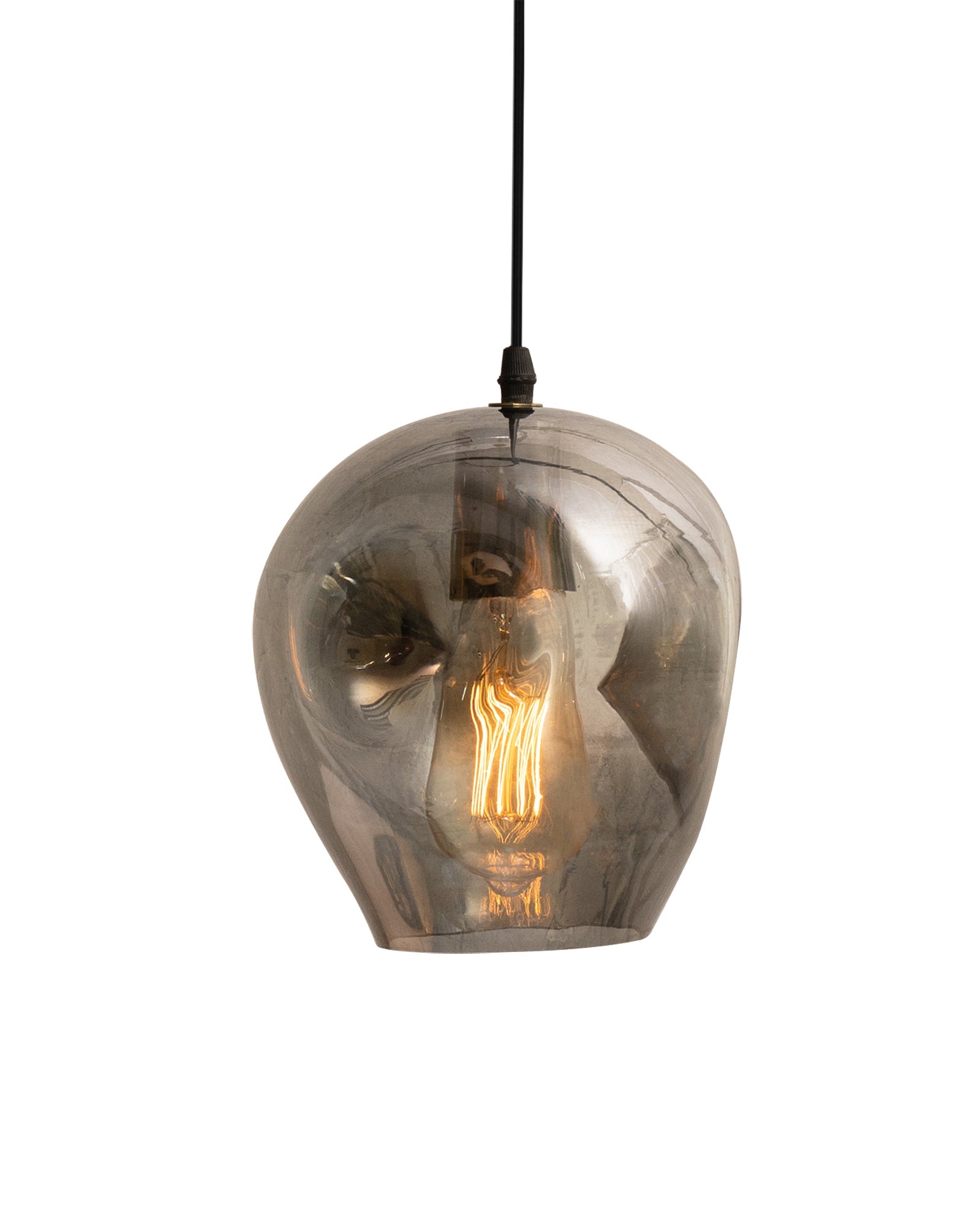 Pendant Light Blown Glass Bedside lsland Lighting Modern Ceiling Organic Design Hanging Drop