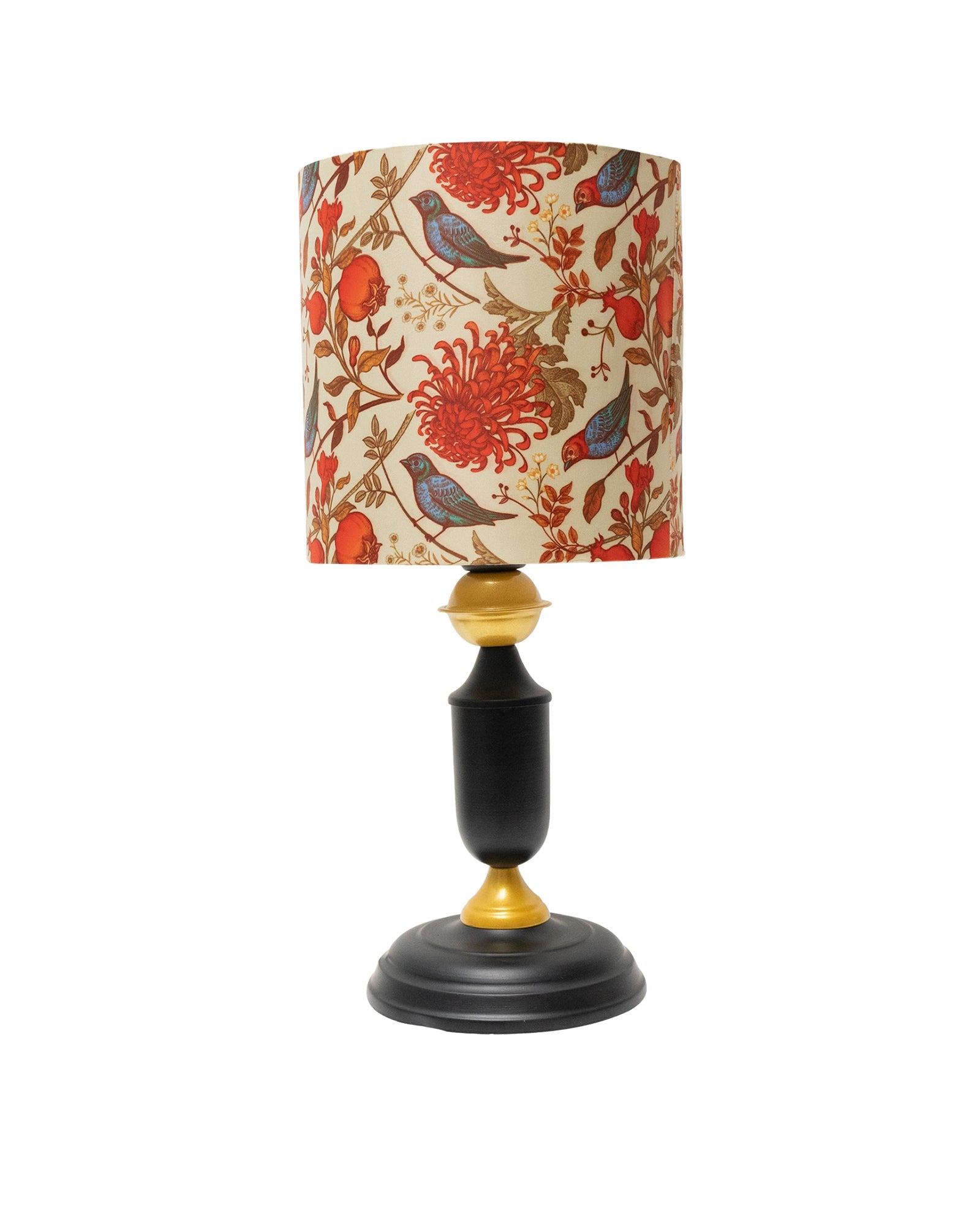 Murphy Black Table Lamp with Shade, LED bulb included