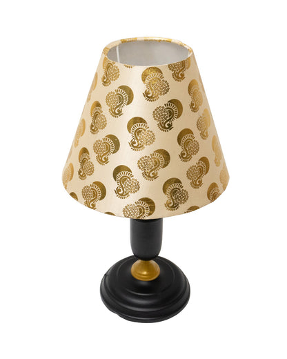 Murphy Black Table Lamp with Shade, LED bulb included