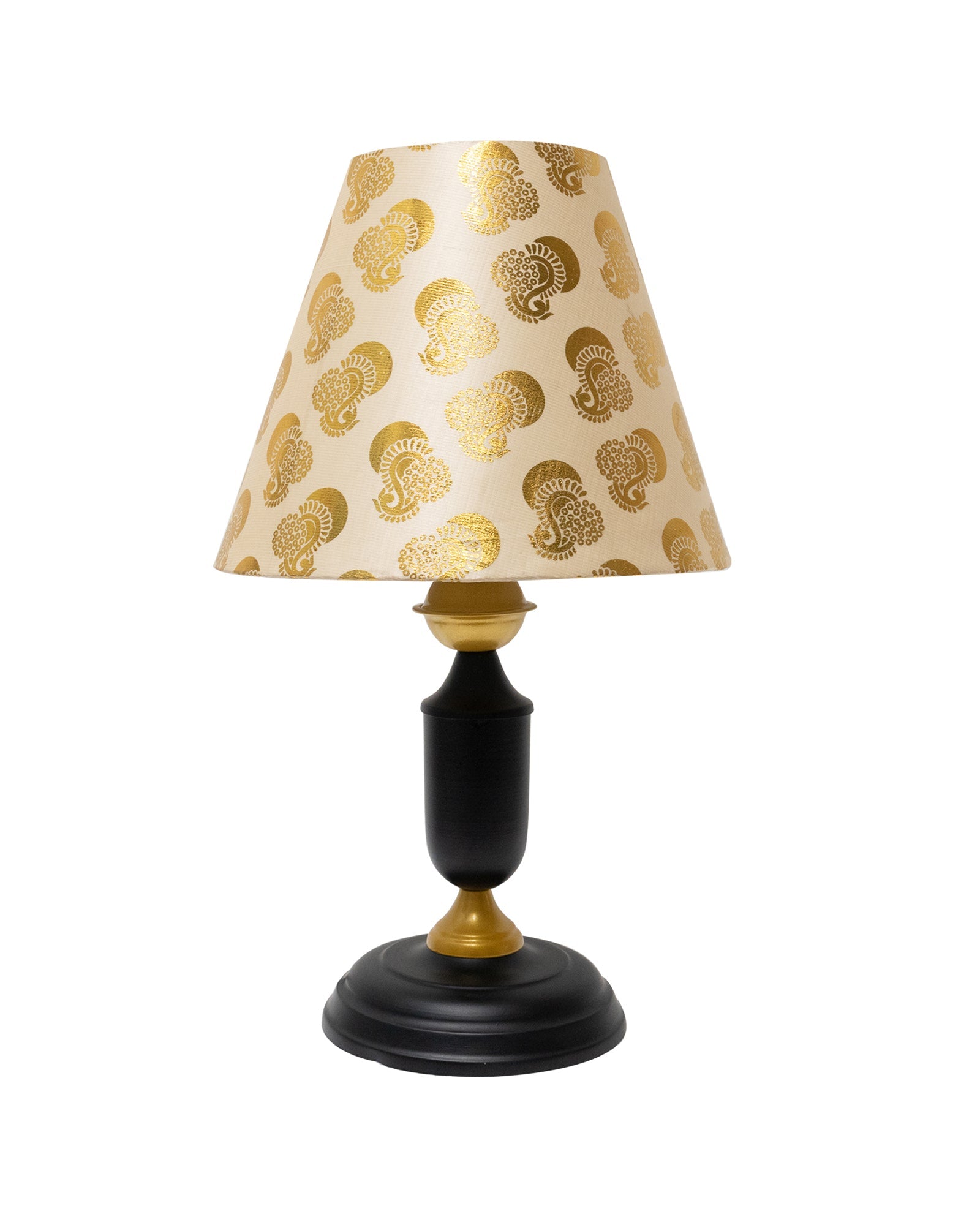 Murphy Black Table Lamp with Shade, LED bulb included