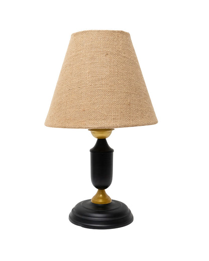 Murphy Black Table Lamp with Shade, LED bulb included
