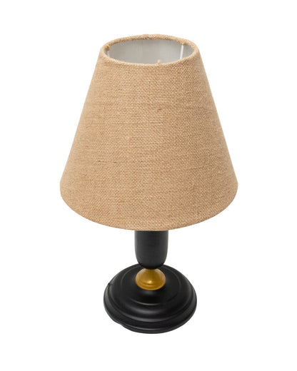 Murphy Black Table Lamp with Shade, LED bulb included