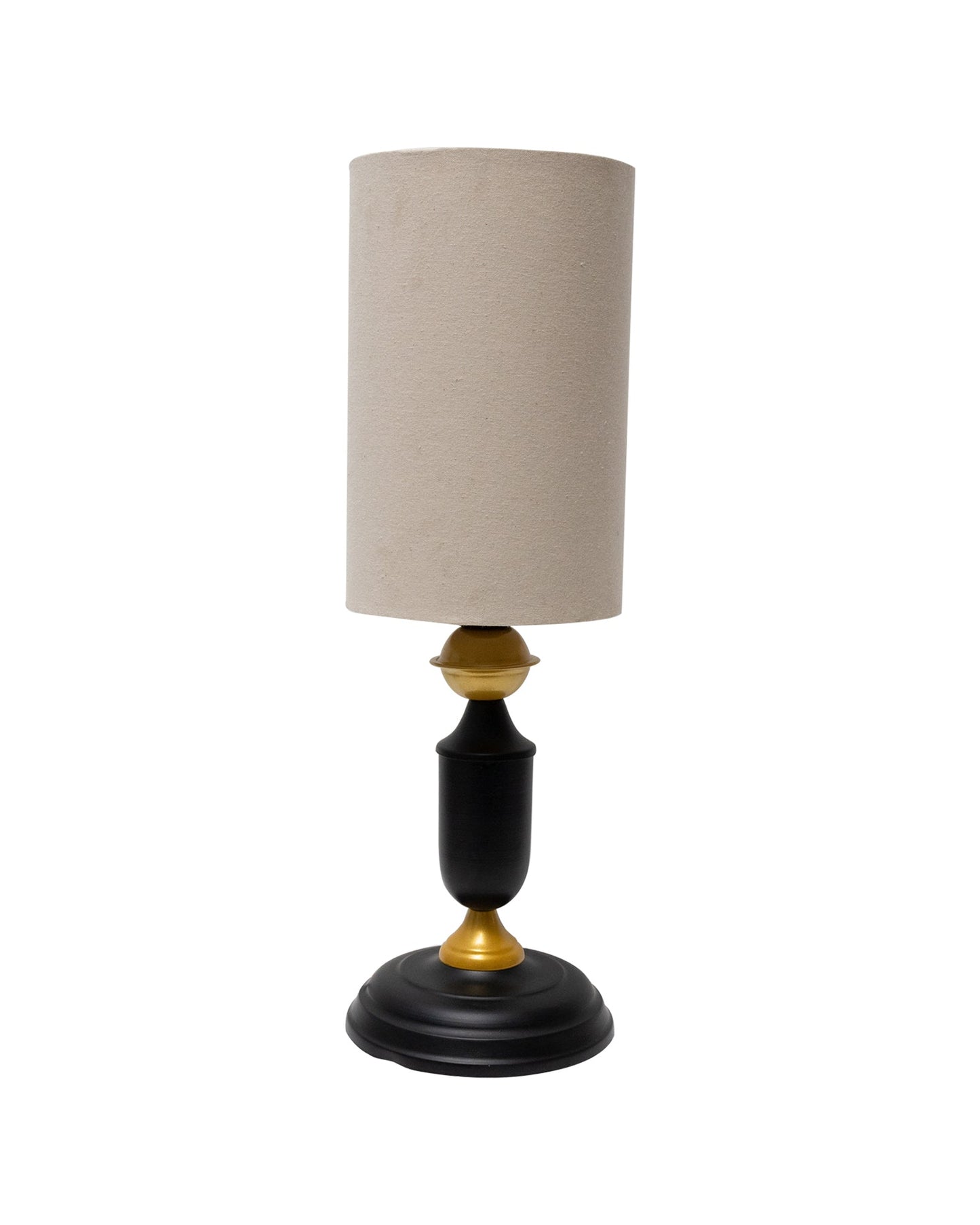 Murphy Black Table Lamp with Shade, LED bulb included