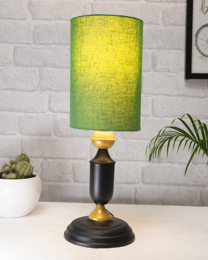 Murphy Black Table Lamp with Shade, LED bulb included