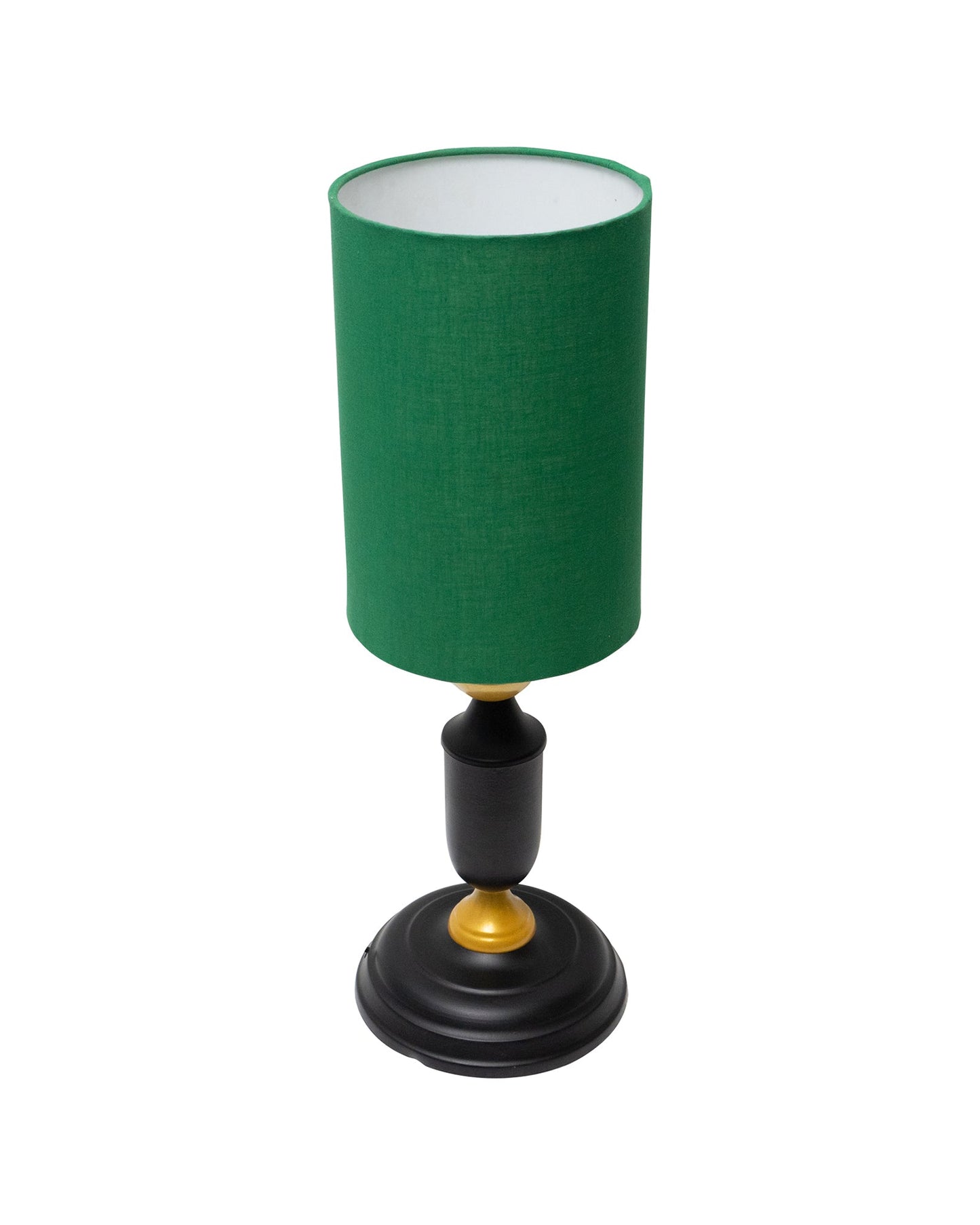 Murphy Black Table Lamp with Shade, LED bulb included