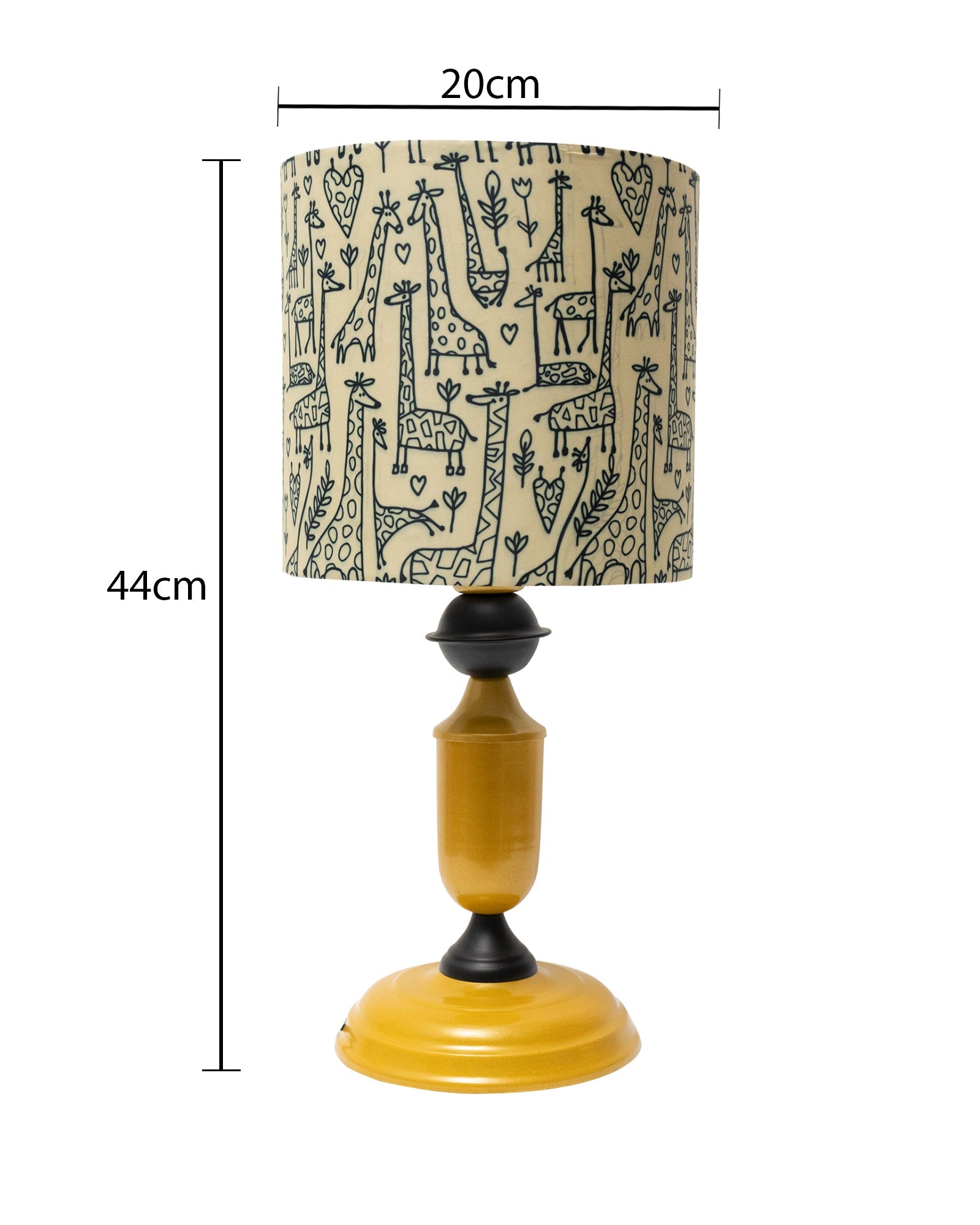 Murphy Golden Table Lamp with Shade, LED Bulb Included