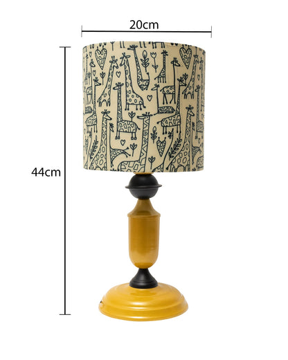 Murphy Golden Table Lamp with Shade, LED Bulb Included