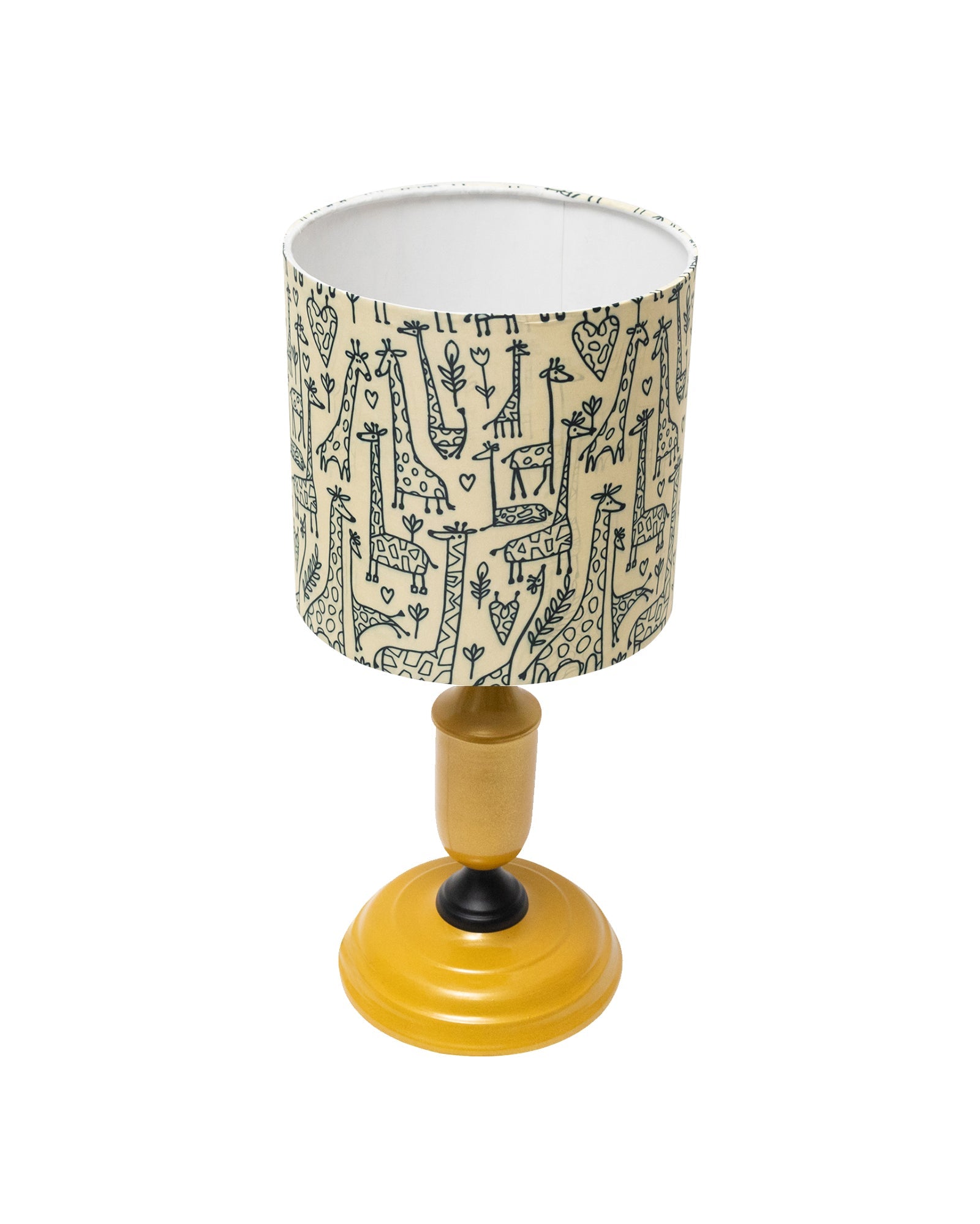Murphy Golden Table Lamp with Shade, LED Bulb Included