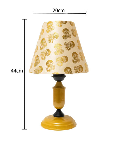 Murphy Golden Table Lamp with Shade, LED Bulb Included