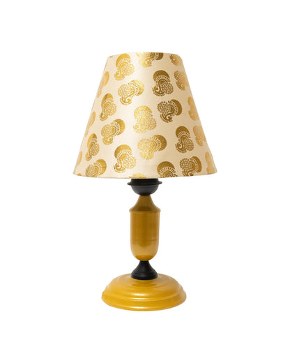 Murphy Golden Table Lamp with Shade, LED Bulb Included