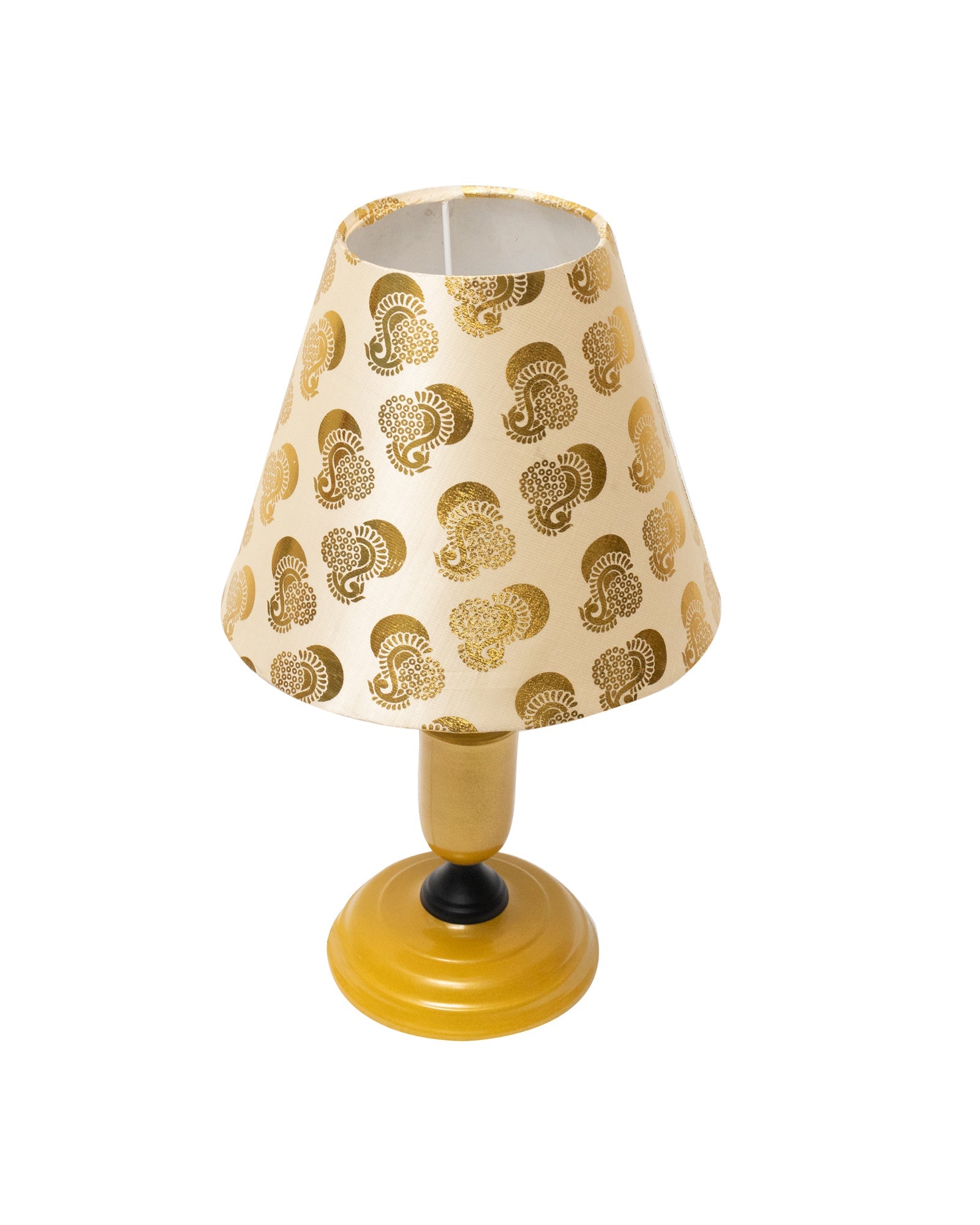 Murphy Golden Table Lamp with Shade, LED Bulb Included