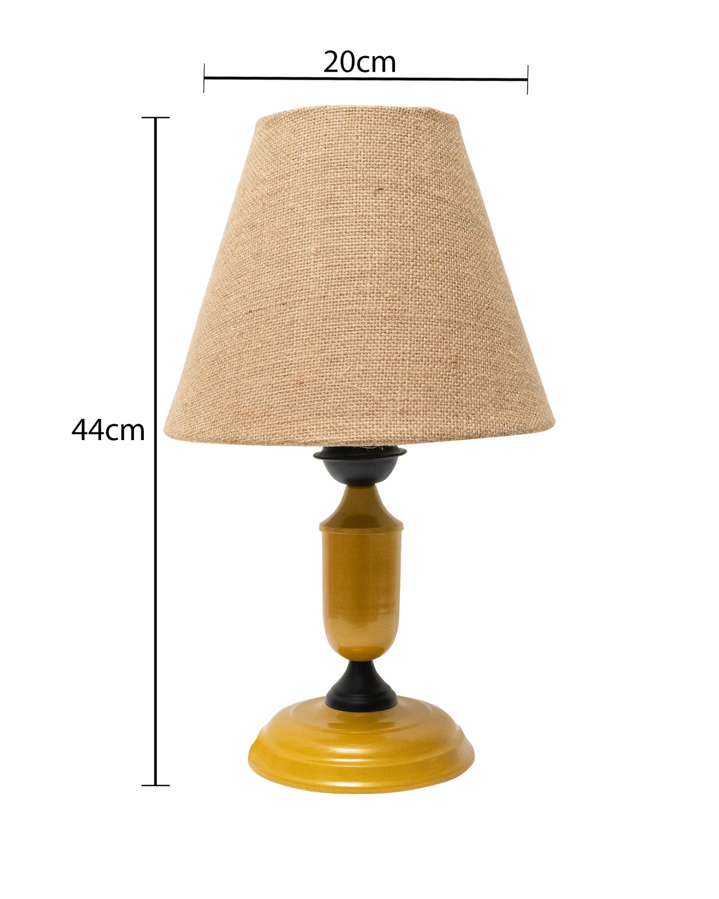 Murphy Golden Table Lamp with Shade, LED Bulb Included
