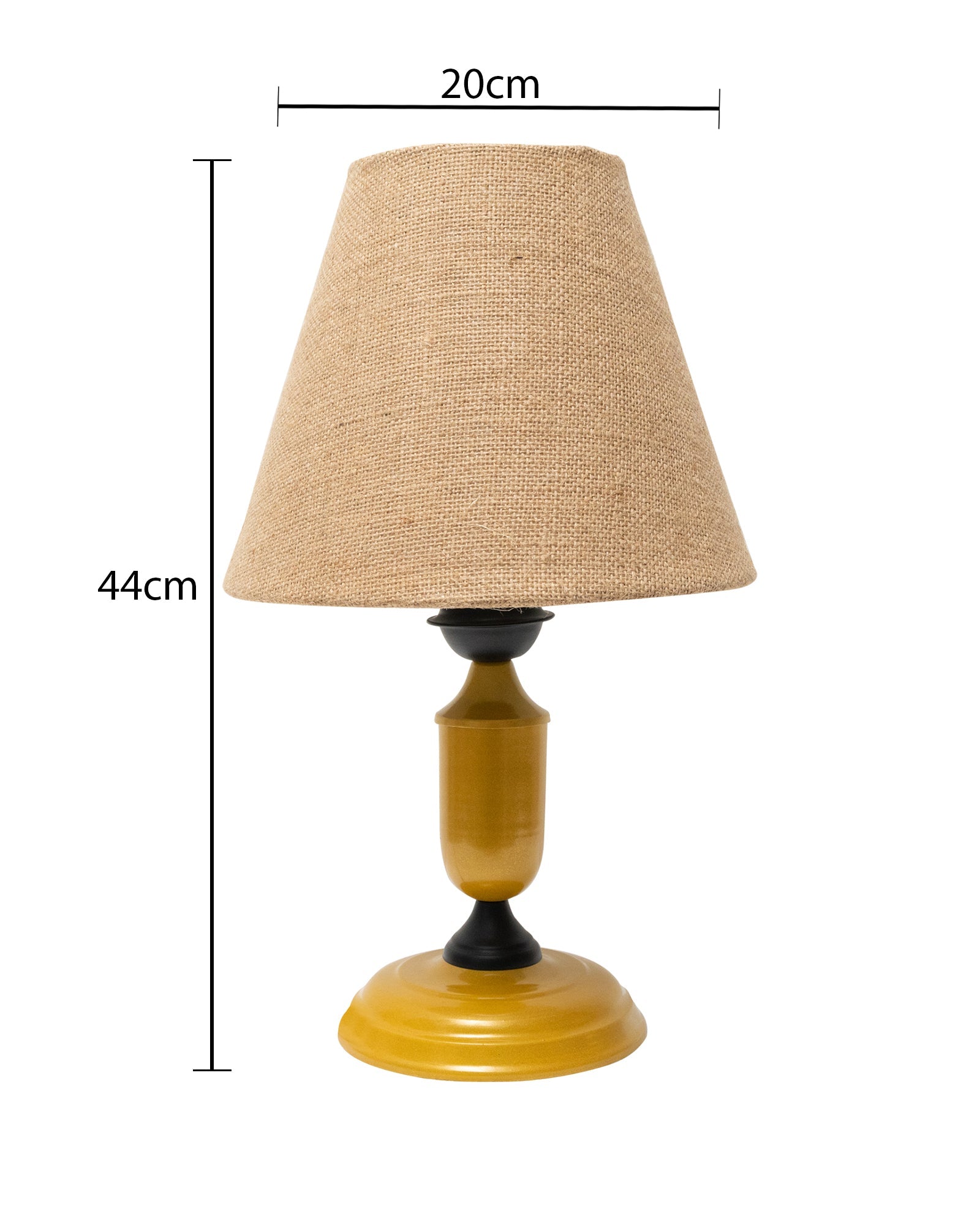 Murphy Golden Table Lamp with Shade, LED Bulb Included