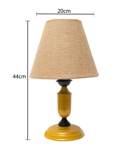 Murphy Golden Table Lamp with Shade, LED Bulb Included