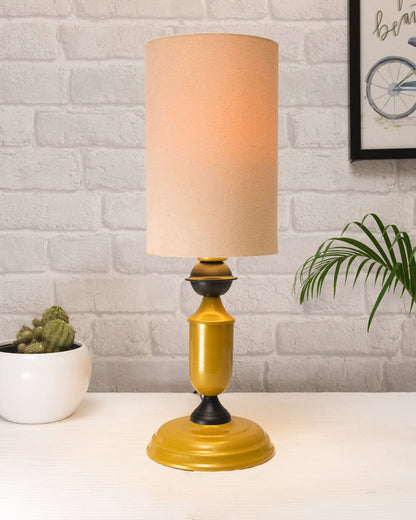 Murphy Golden Table Lamp with Shade, LED Bulb Included