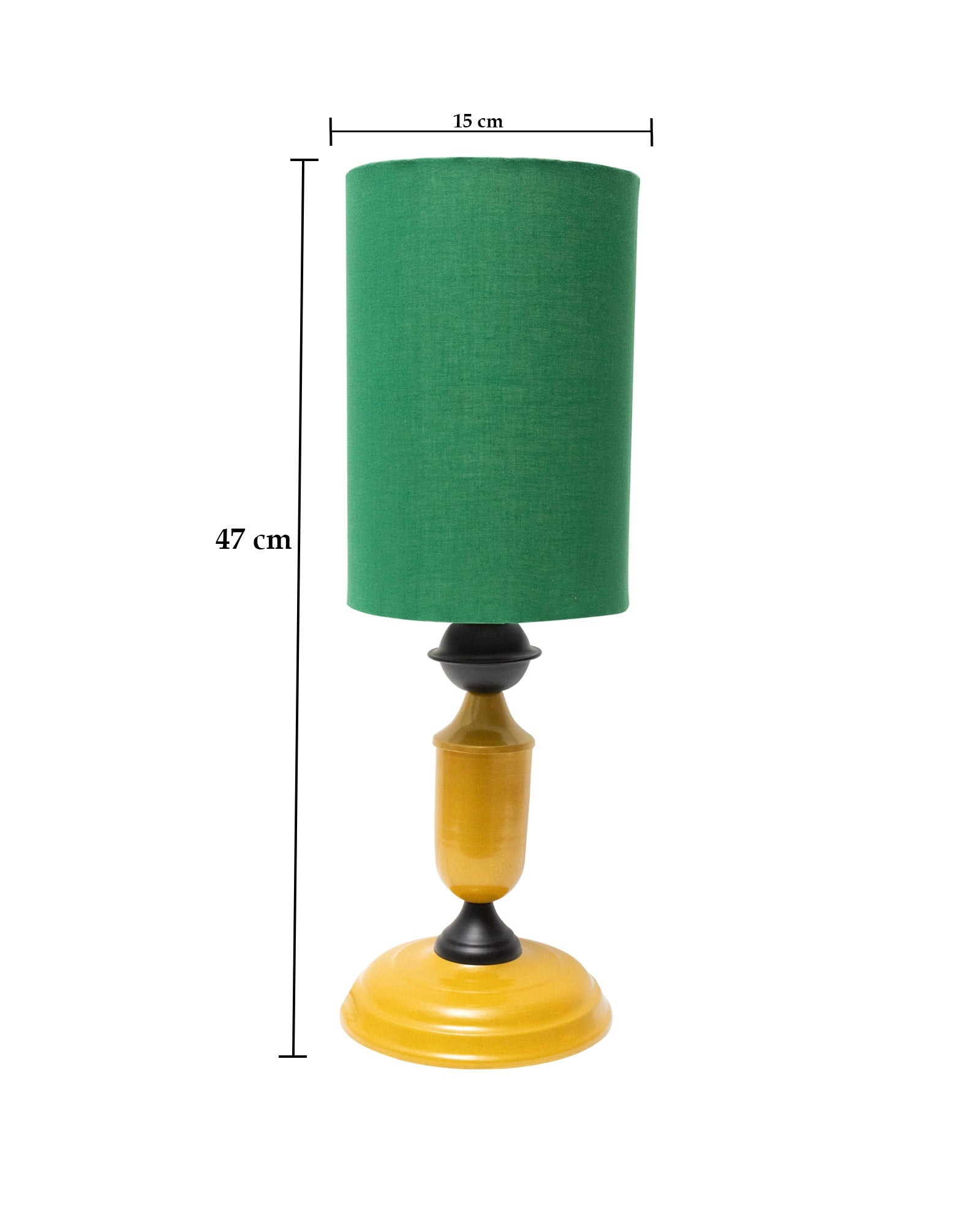 Murphy Golden Table Lamp with Shade, LED Bulb Included